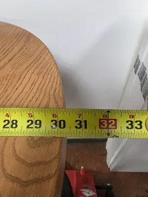 Used Falcon Restaurant Supply, Inc. Used 30" Round Wood Bar Height Table with Base - FG9 Restaurant Equipment (Miscellaneous) Illinois US | Falcon Restaurant Supply #1373569
