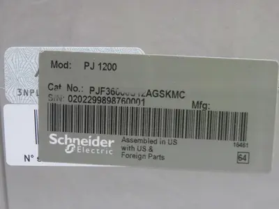 Used SCHNEIDER 1200 PJF36000S12AGSKMC Circuit Breakers Texas US | Aucto #1308415