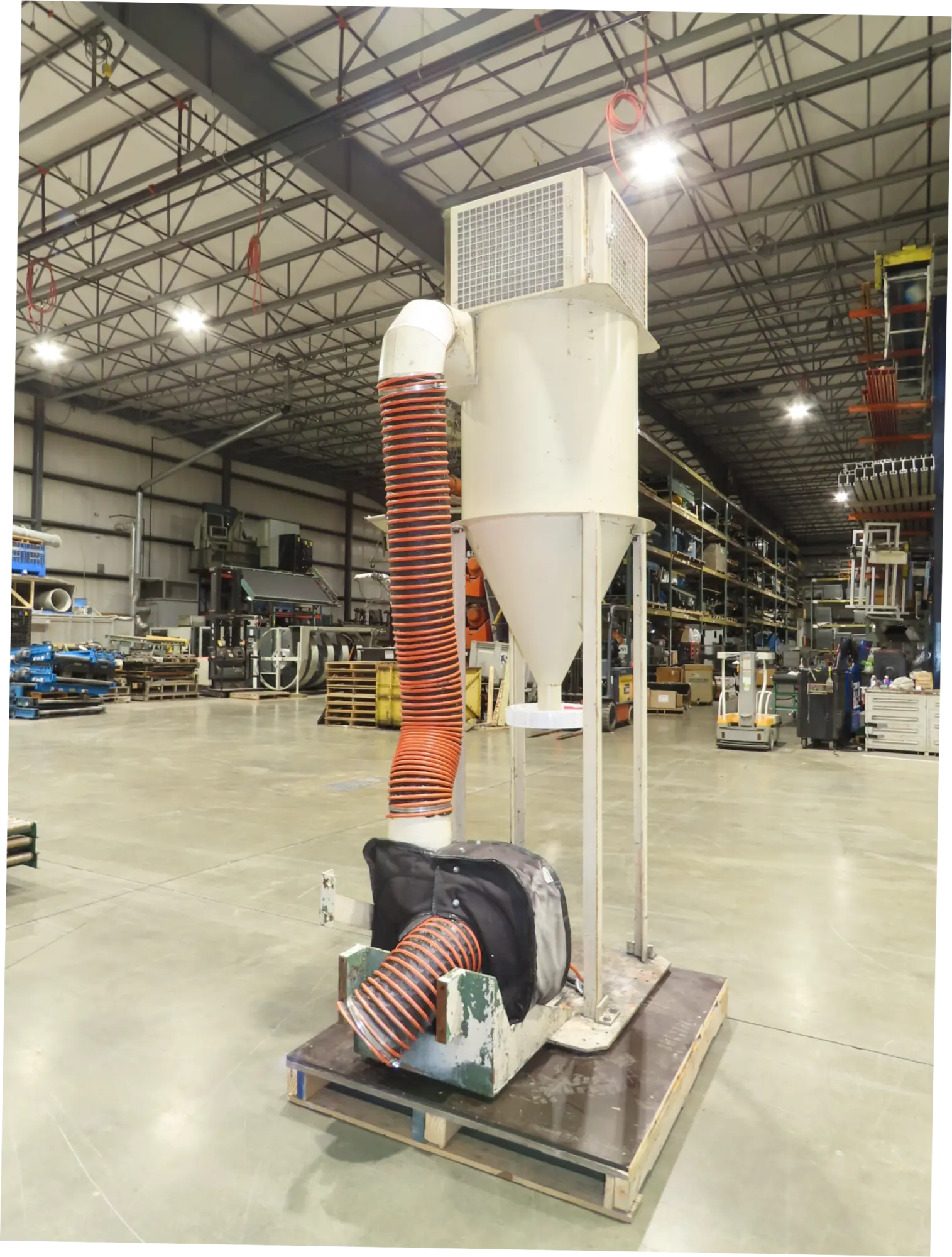 Cincinnati Fan PB-15A Cyclone Dust Collector Mesh Filter 5Gal 2600cfm 10Hp 112"H