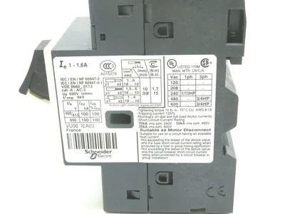 NEW TELEMECANIQUE GV2ME06 MOTOR CIRCUIT BREAKER