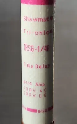 GOULD SHAWMUT TRS6-1/4R FUSES 600V. Loc4B20