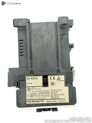 Used FUJI ELECTRIC SC-E03/G Motors (misc) Kentucky US | Industrial Parts R Us Inc. #1493520