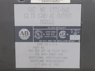 USED ALLEN BRADLEY 1771-OAD