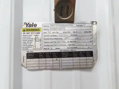 General Electric IC4486CNV4LF Forklift DC/DC Converter 48/12V Off Yale ERC080