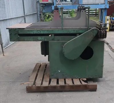 SPC8568  Accumulation Table 36" x 46" Machinery Service Co rectangular bottle feed table CS