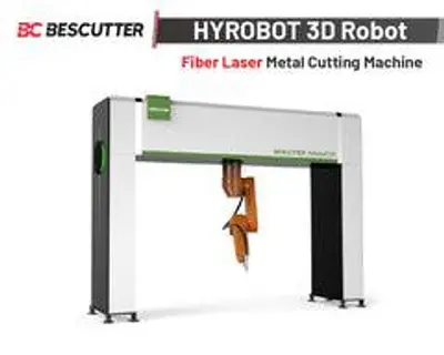 2026 Bescutter Hytube Titan TUBE CUTTER 6000W 20" Dia 4 Chuck Fiber Laser Pipe Cutting Machine