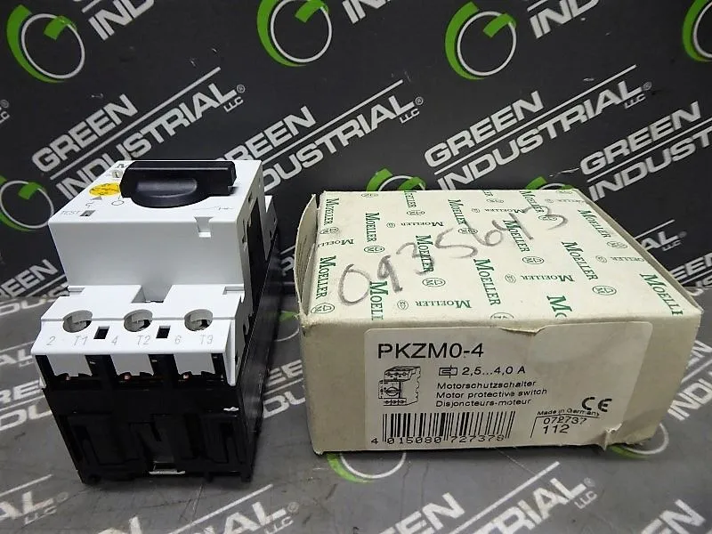 Moeller PKZM0-4 Manual Motor Starter 3HP 575V 1 or 3 Phase New NIB