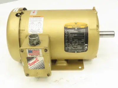 Baldor Reliance EM3558T AC Motor 2Hp 1755 RPM 230/460V 3PH 145T Super-E