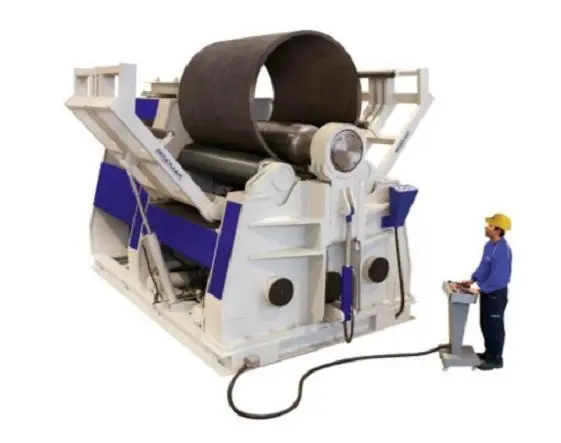 10' X 1/2" BENDMAK CYAR-HHS 300-30/13 ,4-ROLL PLATE ROLL, CONE BENDING DEVICE