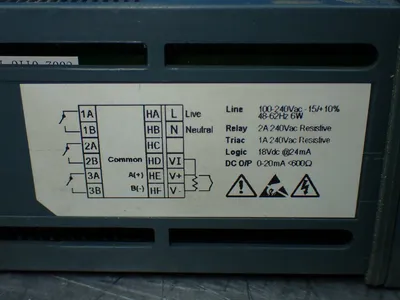 Used EUROTHERM 2216E/AL/VH/R1/R1/RF/2YM/ENG/XXXXX/EU0523 Temperature Controls Ohio US | HGR 24 #802924