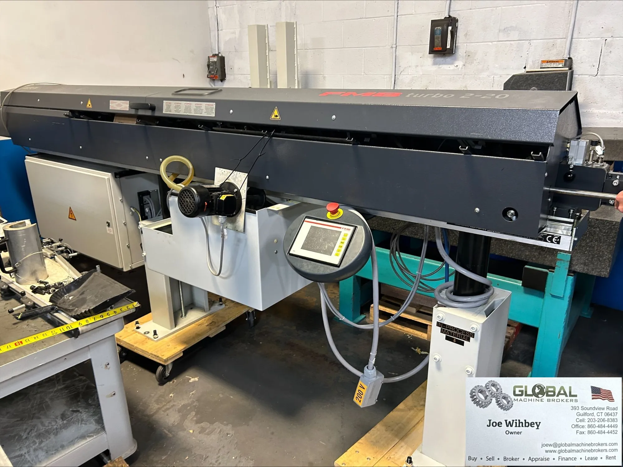 Edge Tech. FMB Turbo 2-20 Magazine Servo Bar Feeder 6'L 2mm-20mm Cap.