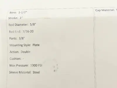 Used REXROTH _UNKNOWN_ Hydraulic Cylinders Indiana US | Arrow Industrial #1185389