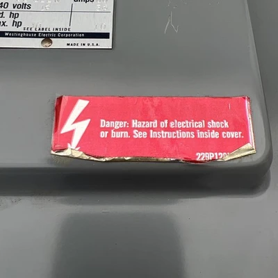 Used Westinghouse GF-322N Misc Industrial Equipment California US | Davliegogo LLC #1710075