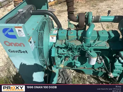 Used 1996 ONAN 100 DGDB Generators Louisiana US | Proxy Equipment #1385286