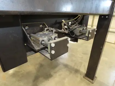 42"W x 48"L Pallet Feeder Dispenser for Robot Palletizer Conveyor 98"H