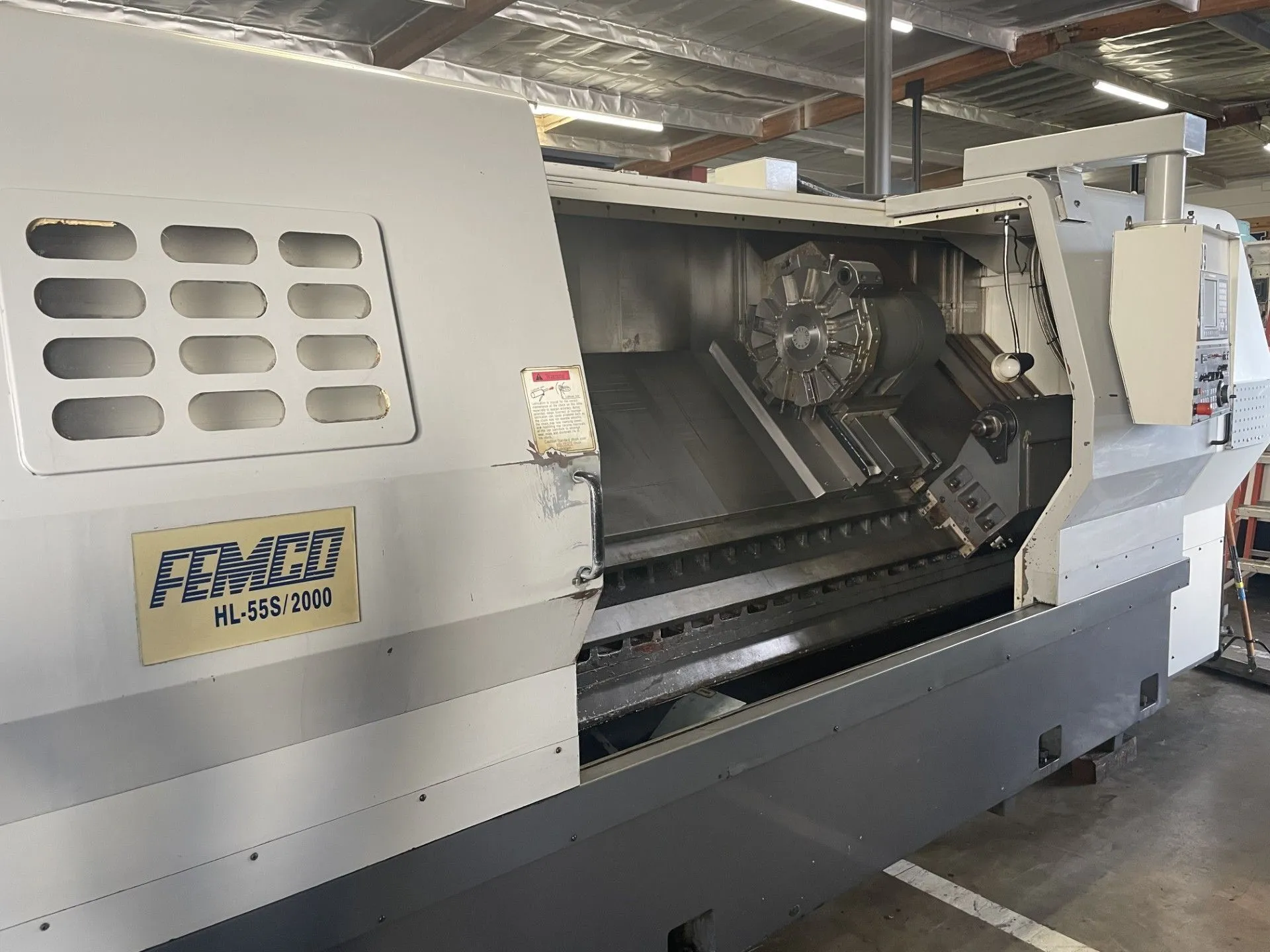 Used 2009 FEMCO HL-55/2000 CNC Lathes California US | Wheeler Machinery Sales #1175411