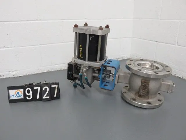 Neles  Jamesbury 6"-150 V-Ball Control Valve