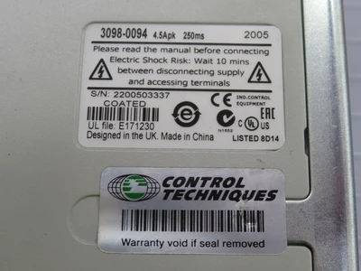 Used CONTROL TECHNIQUES _UNKNOWN_ Servo Drives Texas US | OCO Industrial #1786460