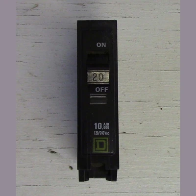Square D 1 Pole 20 Amp Bolt-on Breaker