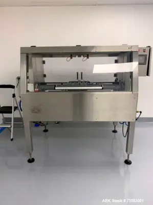 Used Acasi Automatic Filling Line – 8-Piston Filler, Capper, Labeler, Rinser, and Accumulation Table