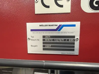 USED 2007 MULLER MARTINI MERIT-S THREE KNIFE TRIMMER