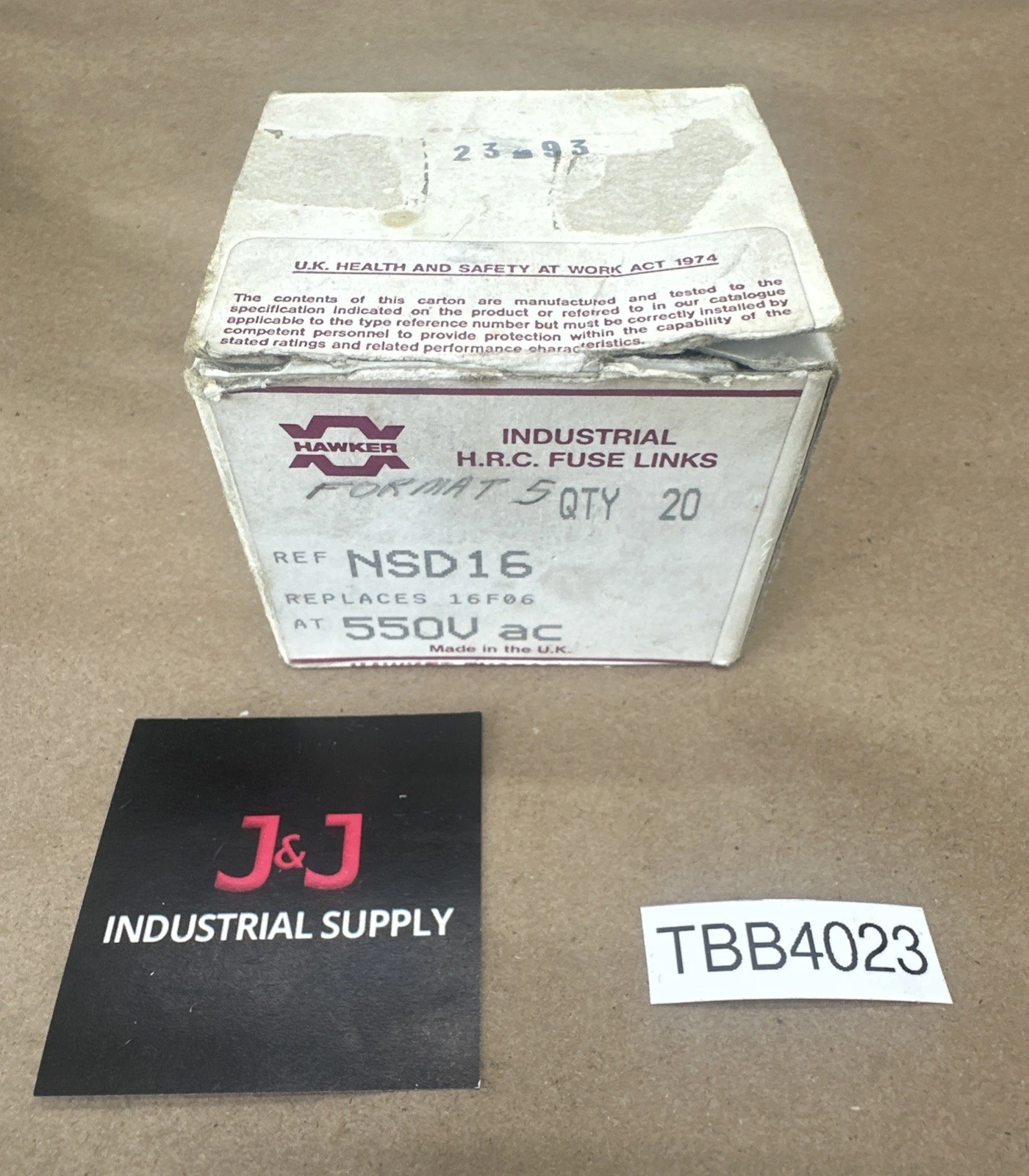 NEW HAWKER NSD16
