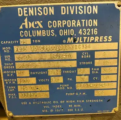 USED 1984 DENSION FC35-30HC99D01D88A31C334