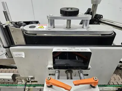 Used Hytek HTK-LBR Pressure Sensitive Wraparound Labeler