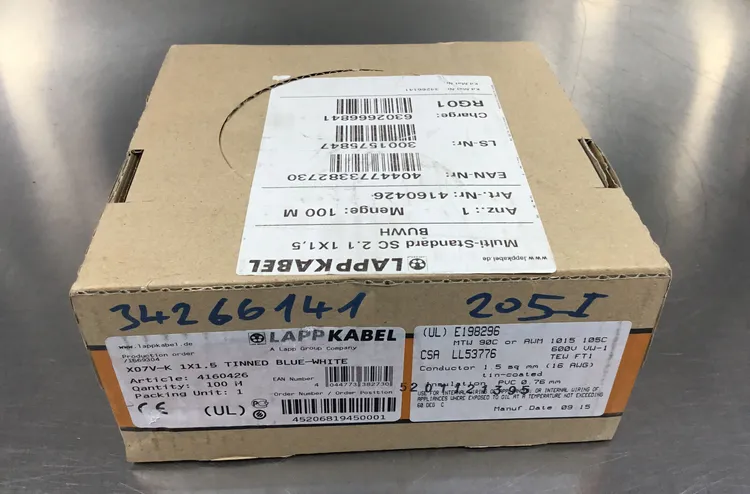 Used Lapp Kabel _UNKNOWN_ Cable & Wire South Carolina US | Palmetto Automation #1165964