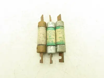 Econ ECNR 100 Dual Element Time Delay Fuse 100A 250VAC Class RK5 Lot of 3