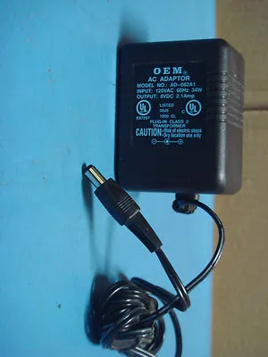 USED Original Equipment Manufacturer AD-062A1 AC ADAPTER