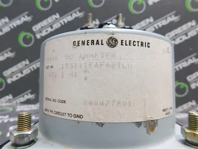 General Electric 103111FAFA2TLU DC Ammeter 1mA 0-1800 AC Kilowatts Used