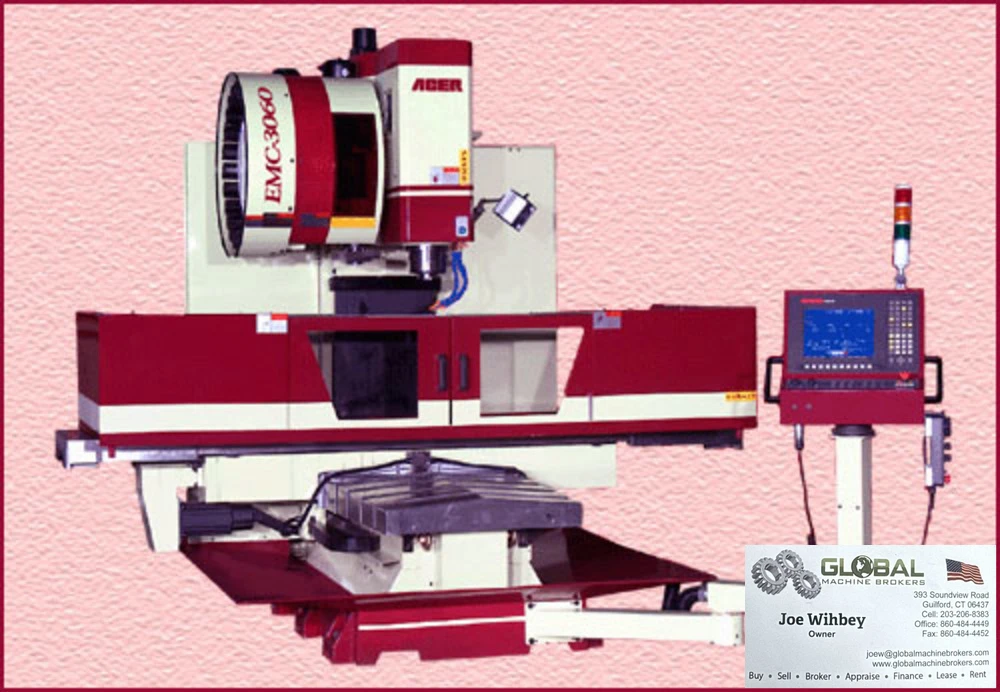 Acer EMC-3580 93"X 30" Table 13.3Hp 8K Spindle Vert Machining Center W/Fagor 8055i /FL-MC Cntrl
