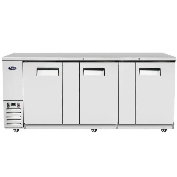 New | in-Stock Atosa New Atosa MBB90GR 90" Back Bar Cooler Stainless Steel Bottle Coolers Illinois US | Falcon Restaurant Supply #1375372