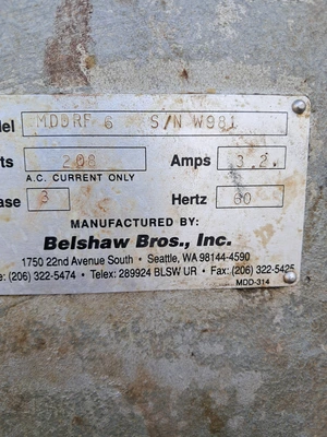 Used BELSHAW MDDRF 6 Depositors California US | BakeryEquipment.com #1554601