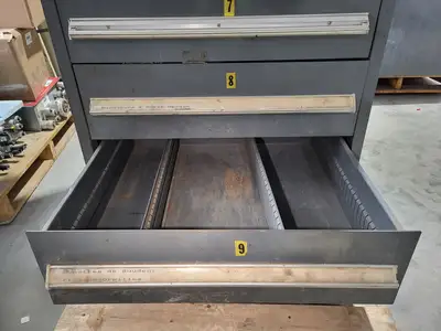 30" x 30" x 60" 9-Drawer Tool Cabinet