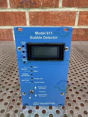 USED WEDGEWOOD ANALYTICAL / ENDRESS + HAUSER OUM611 - 2AA1 BUBBLE DETECTOR