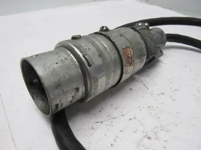Russellstoll SKP9GC Ever-Lock 9 Pin Plug  20A 250VDC 600 VAC