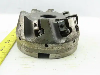 Dijet SMC4008-10889 4" Indexable Face Mill Cutter 1-1/2" Arbor 8 Flute
