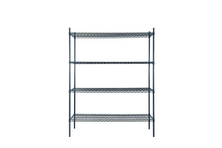 New | in-Stock Atosa New Atosa MWSSE246074 4-Shelf Epoxy Shelving Unit w/ 74" Posts (24"x60") - Slate Gray Racks/Shelving Illinois US | Falcon Restaurant Supply #1375546