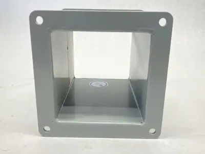 USED HOFFMAN NVENT NIPPLE FEED-THROUGH WIREWAY 4" X 4" X 6"