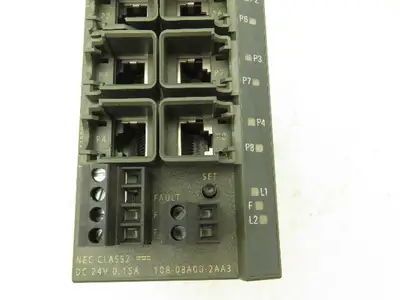 Siemens SVP A1509182 1P 6GK5108-0BA00-2AA3 Scalance X108 Ethernet Switch 8-Port