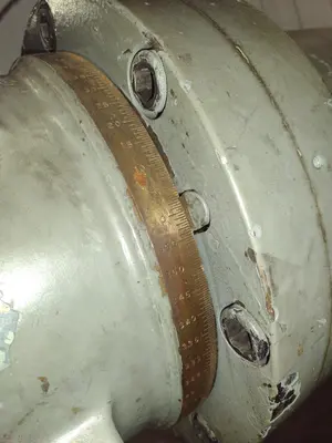50 TAPER GIDDINGS & LEWIS RIGHT ANGLE BORING HEAD, OFF 5" SPINDLE MILL: YOBRO #24743