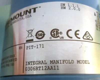 NEW Rosemount 2051 TG3A2B21AS5E5M5T1A1037
