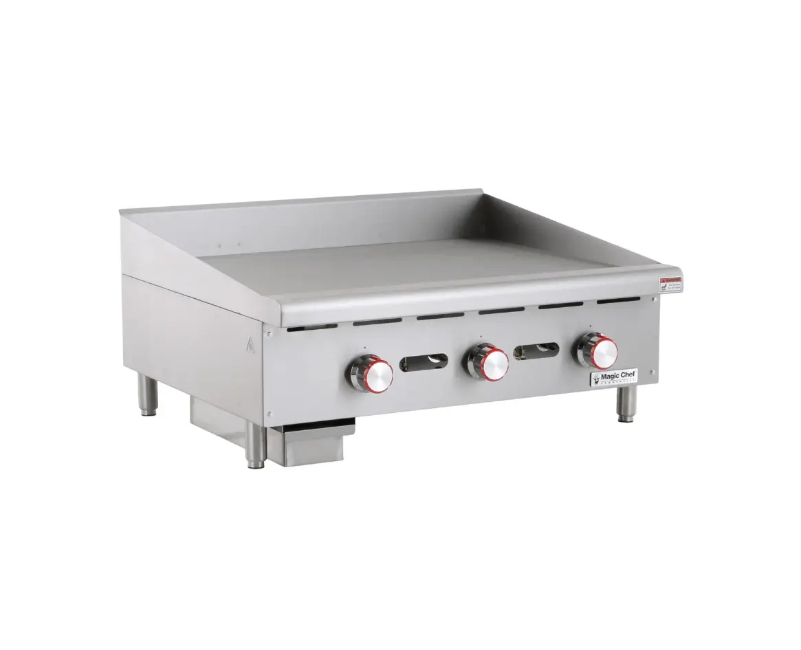 Magic Chef 36 IN. COMMERCIAL THERMOSTATIC COUNTERTOP GAS GRIDDLE