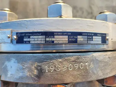 2019 6" Class 300 Check Valve API 594