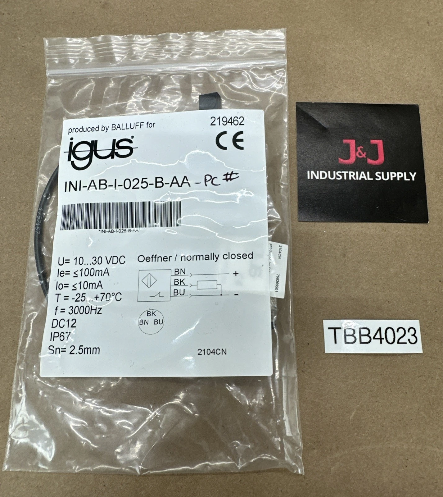 NEW Balluff INI-AB-I-025-B-AA