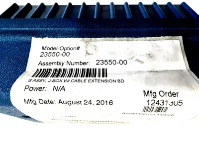 NEW ROSEMOUNT 23550-00 JUNCTION BOX W/CABLE EXTENSION 2355000