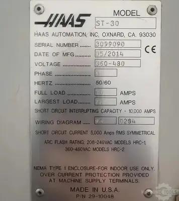 USED 2014 HAAS ST-30