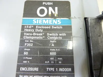 USED SIEMENS F352